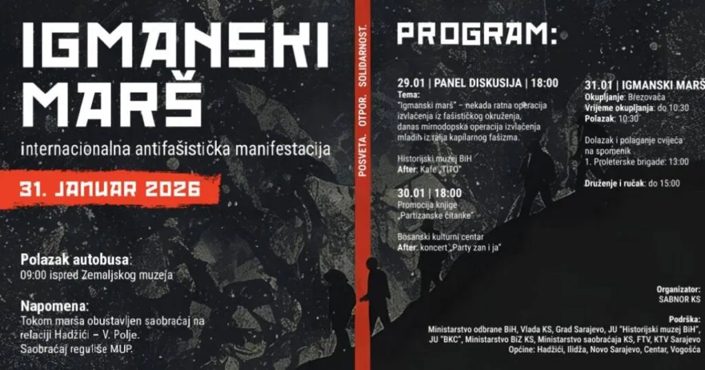 84.godišnjica legendarnog Igmanskog marša